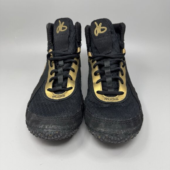 Rudis Wrestling Shoes Mens 10.5 Black Gold JB Alpha Athletic Training main image 5